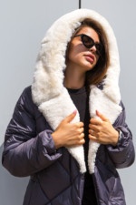 Зимнее пальто Mila Nova ПВ-319 серый — изображение 2