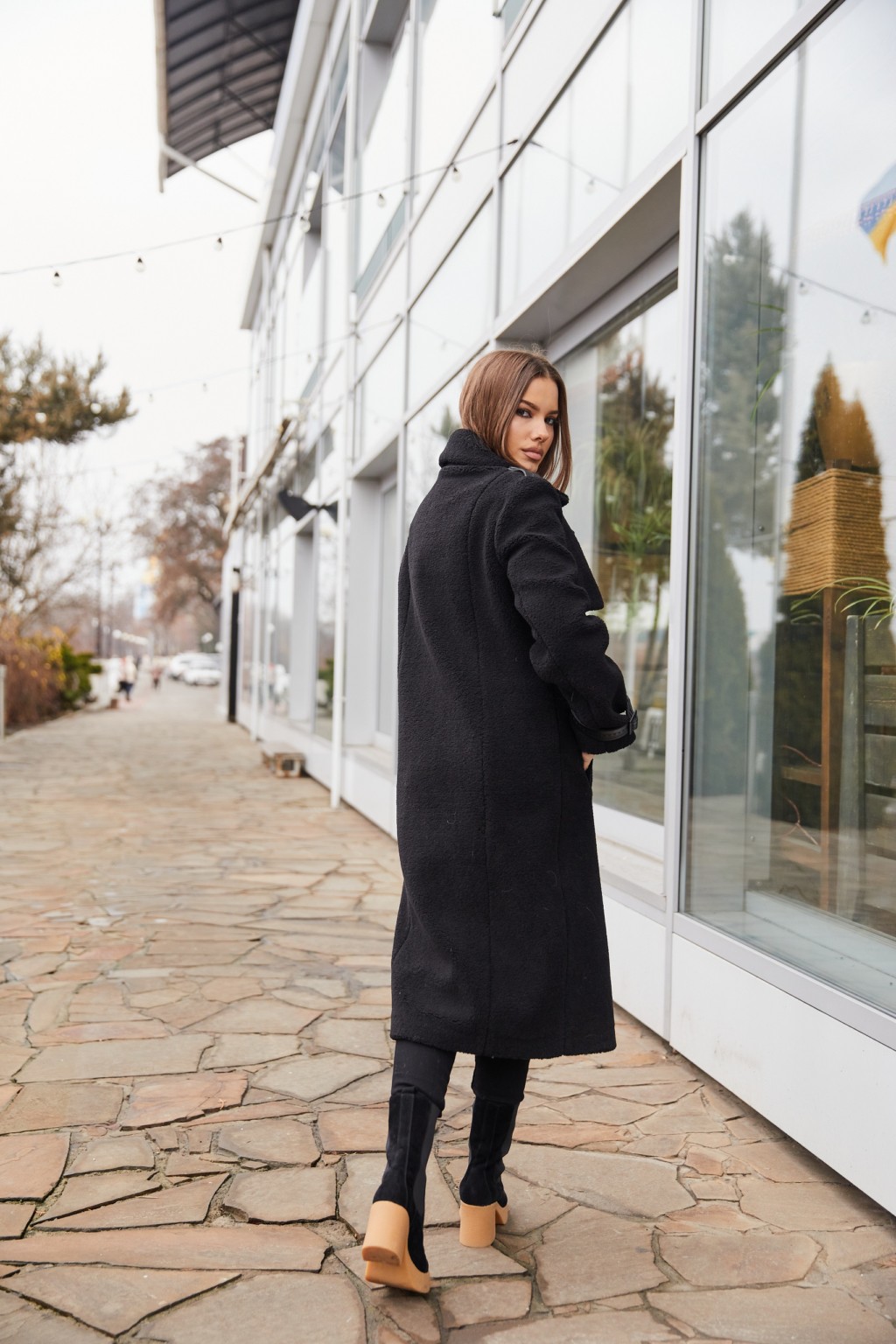 Зимнее пальто Mila Nova ПВ-191 черный — изображение 2