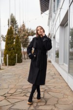 Зимнее пальто Mila Nova ПВ-191 черный