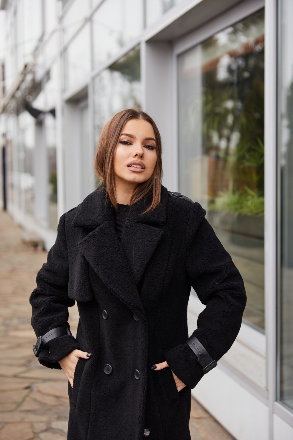 Зимнее пальто Mila Nova ПВ-191 черный — изображение 3