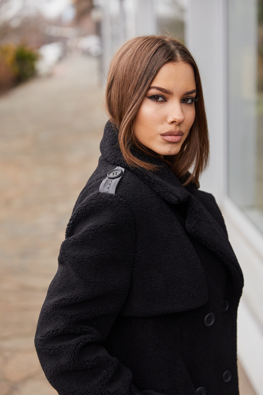 Зимнее пальто Mila Nova ПВ-191 черный — изображение 4