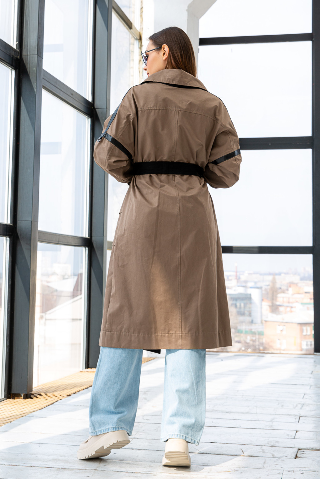 Демисезонный тренч Q-85 капучино+капучино — изображение 3