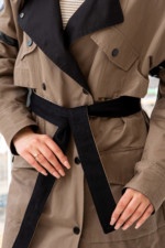 Демисезонный тренч Q-85 капучино+капучино — изображение 7
