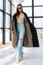 Демисезонный тренч Q-85 капучино+капучино — изображение 2