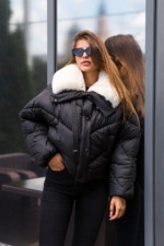 Зимняя куртка Mila Nova К-286 черный