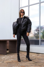 Зимняя куртка Mila Nova К-286 черный — изображение 4