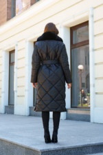 Зимнее пальто Mila Nova ПВ-318 черный+черный — изображение 4