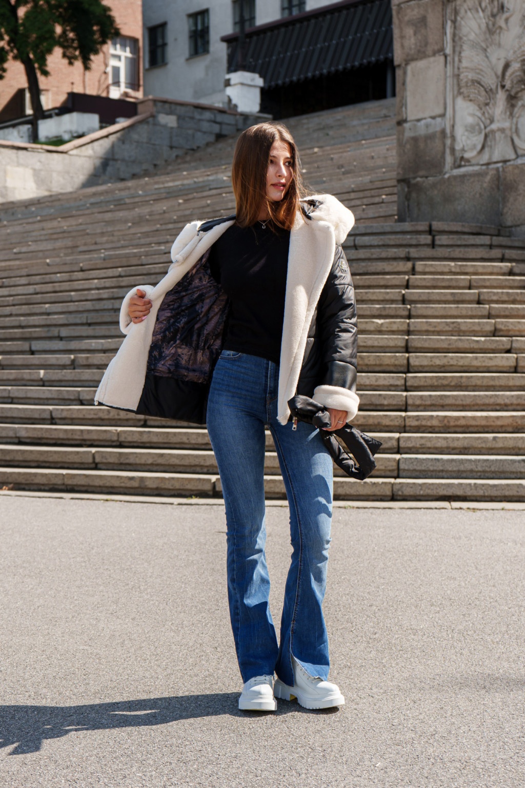 Зимняя куртка Mila Nova К-288 черный — изображение 2