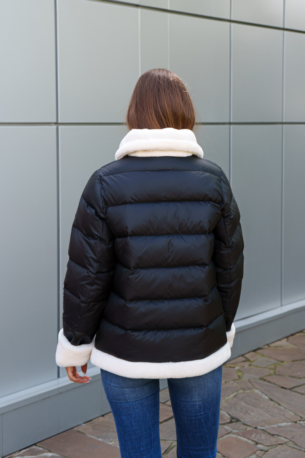 Зимняя куртка Mila Nova К-287 черный — изображение 3