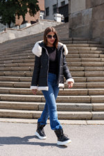 Зимняя куртка Mila Nova К-291 черный — изображение 3