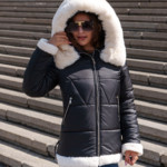 Зимняя куртка Mila Nova К-291 черный