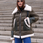 Зимняя куртка Mila Nova К-287 хаки