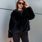 Зимняя шуба Mila Nova ПВ-316черный