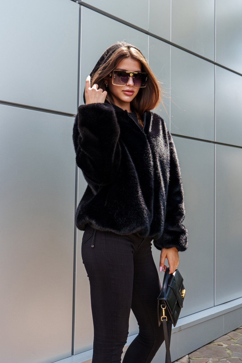 Зимняя шуба Mila Nova ПВ-316черный — изображение 3