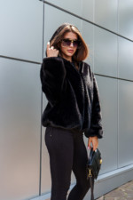 Зимняя шуба Mila Nova ПВ-316черный — изображение 3