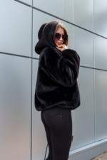 Зимняя шуба Mila Nova ПВ-316черный — изображение 2