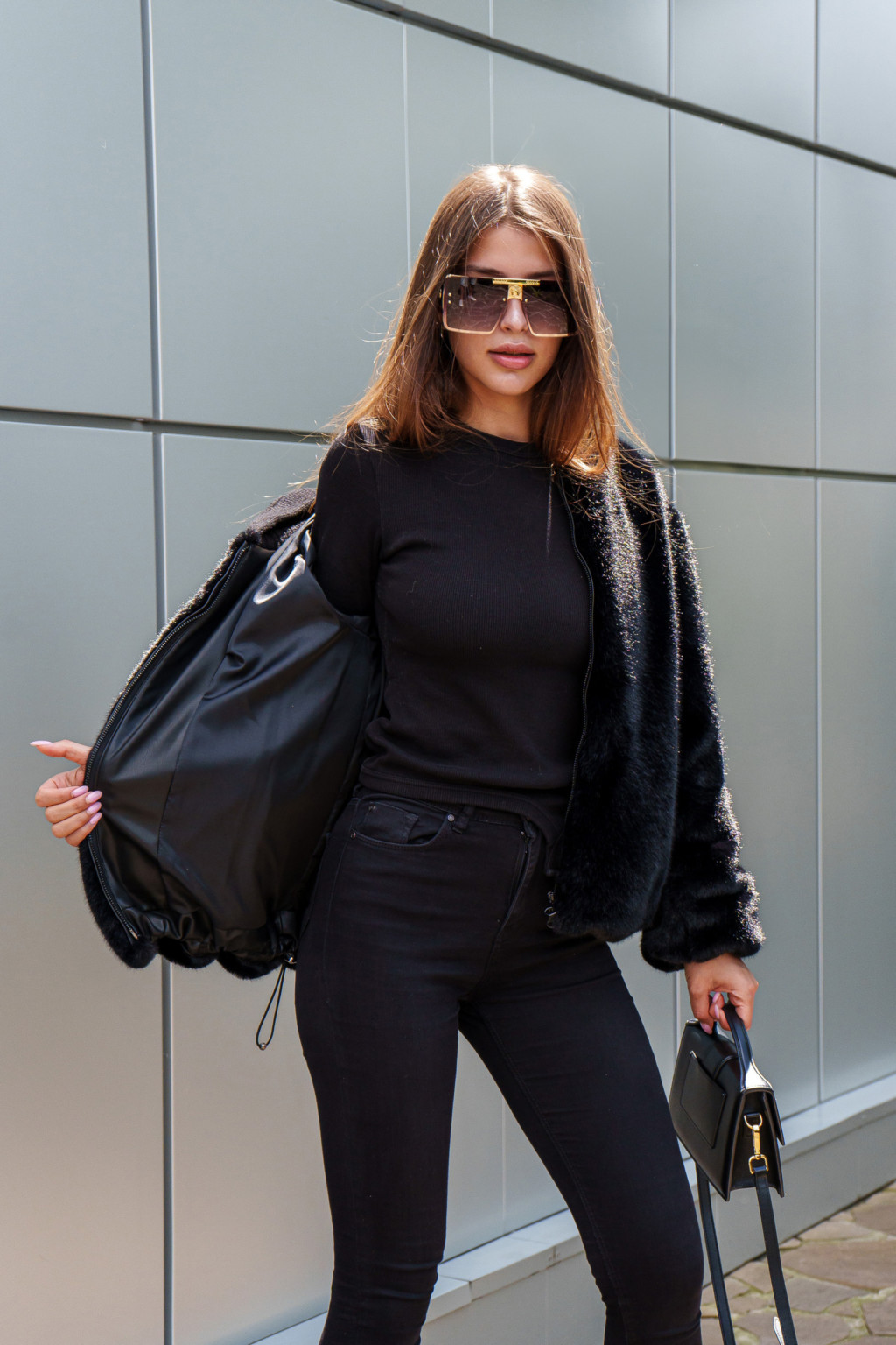 Зимняя шуба Mila Nova ПВ-316черный — изображение 6