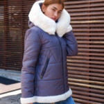 Зимняя куртка Mila Nova К-291 серый