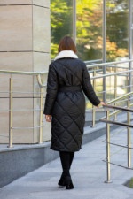 Зимнее пальто Mila Nova ПВ-318 черный — изображение 2