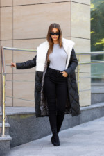 Зимнее пальто Mila Nova ПВ-318 черный — изображение 5