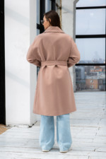 Демисезонное пальто Mila Nova  ПВ-234 кор топл. молоко 8140 — изображение 3