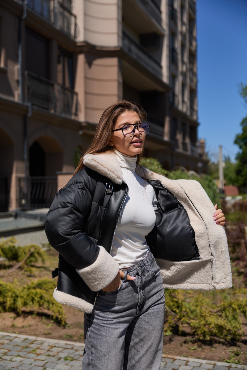 Зимняя куртка Mila Nova К-285 черный — изображение 5