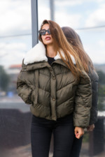 Зимняя куртка Mila Nova К-286 хаки