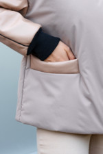 Зимняя куртка Mila Nova К-292 бежевый — изображение 5