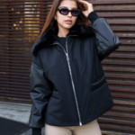 Зимняя куртка Mila Nova К-292 черный