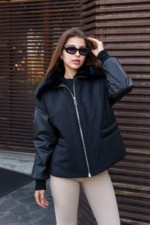 Зимняя куртка Mila Nova К-292 черный