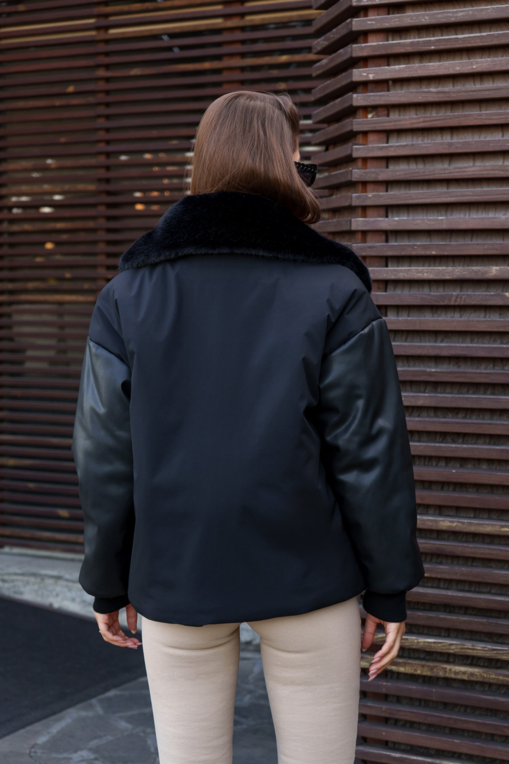 Зимняя куртка Mila Nova К-292 черный — изображение 4