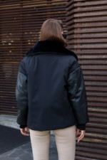 Зимняя куртка Mila Nova К-292 черный — изображение 4