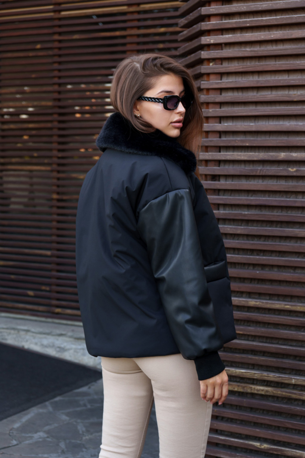 Зимняя куртка Mila Nova К-292 черный — изображение 6