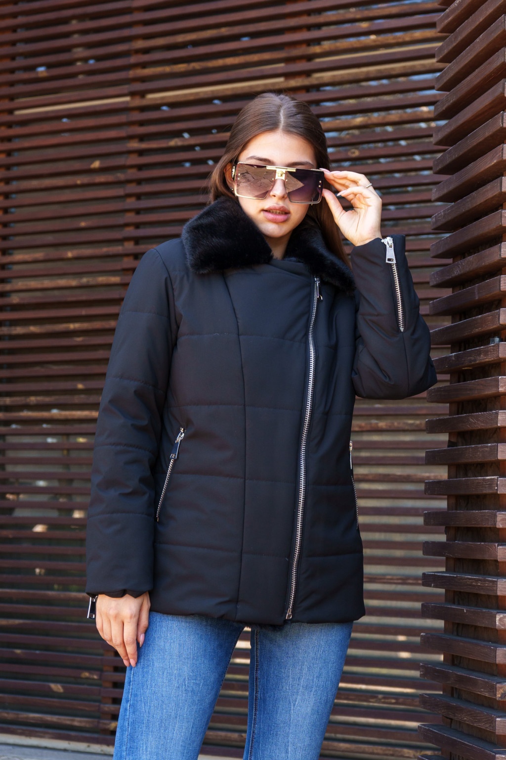 Зимняя куртка Mila Nova К-290м,черный — изображение 3