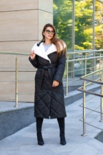 Зимнее пальто Mila Nova ПВ-319черный — изображение 5