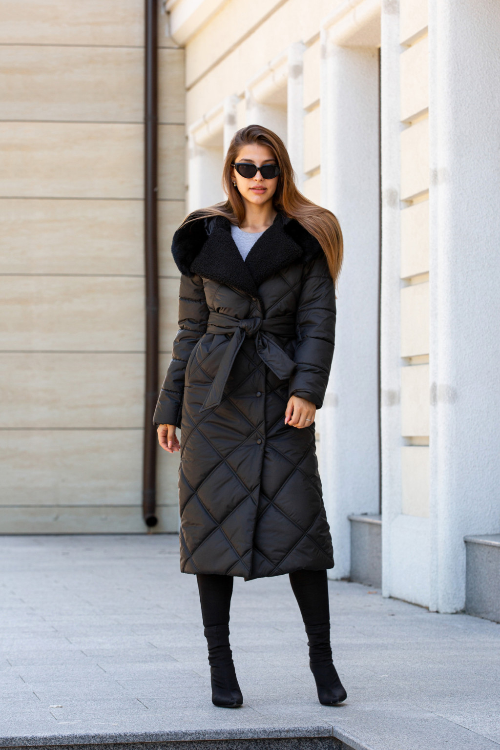 Зимнее пальто Mila Nova ПВ-319черный+черный — изображение 3