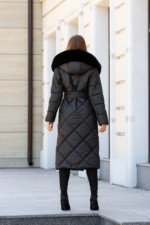 Зимнее пальто Mila Nova ПВ-319черный+черный — изображение 8