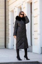 Зимнее пальто Mila Nova ПВ-319черный+черный — изображение 6