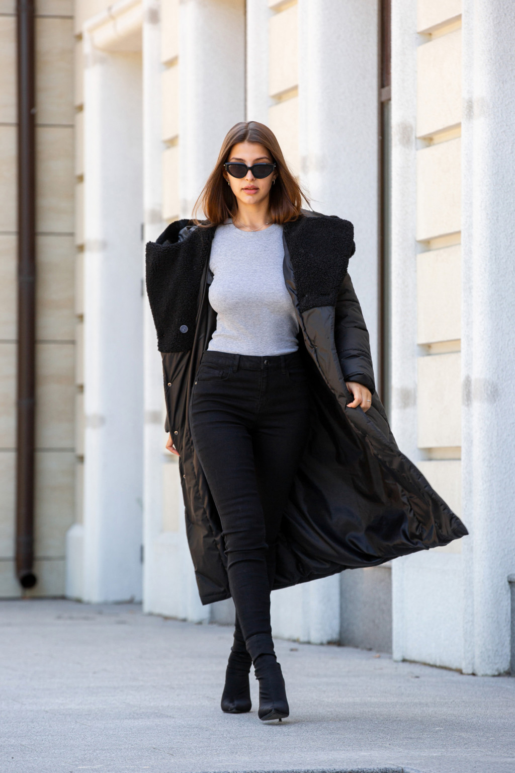 Зимнее пальто Mila Nova ПВ-319черный+черный — изображение 7