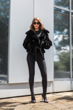 Зимняя шуба Mila Nova ПВ-317черный — изображение 4