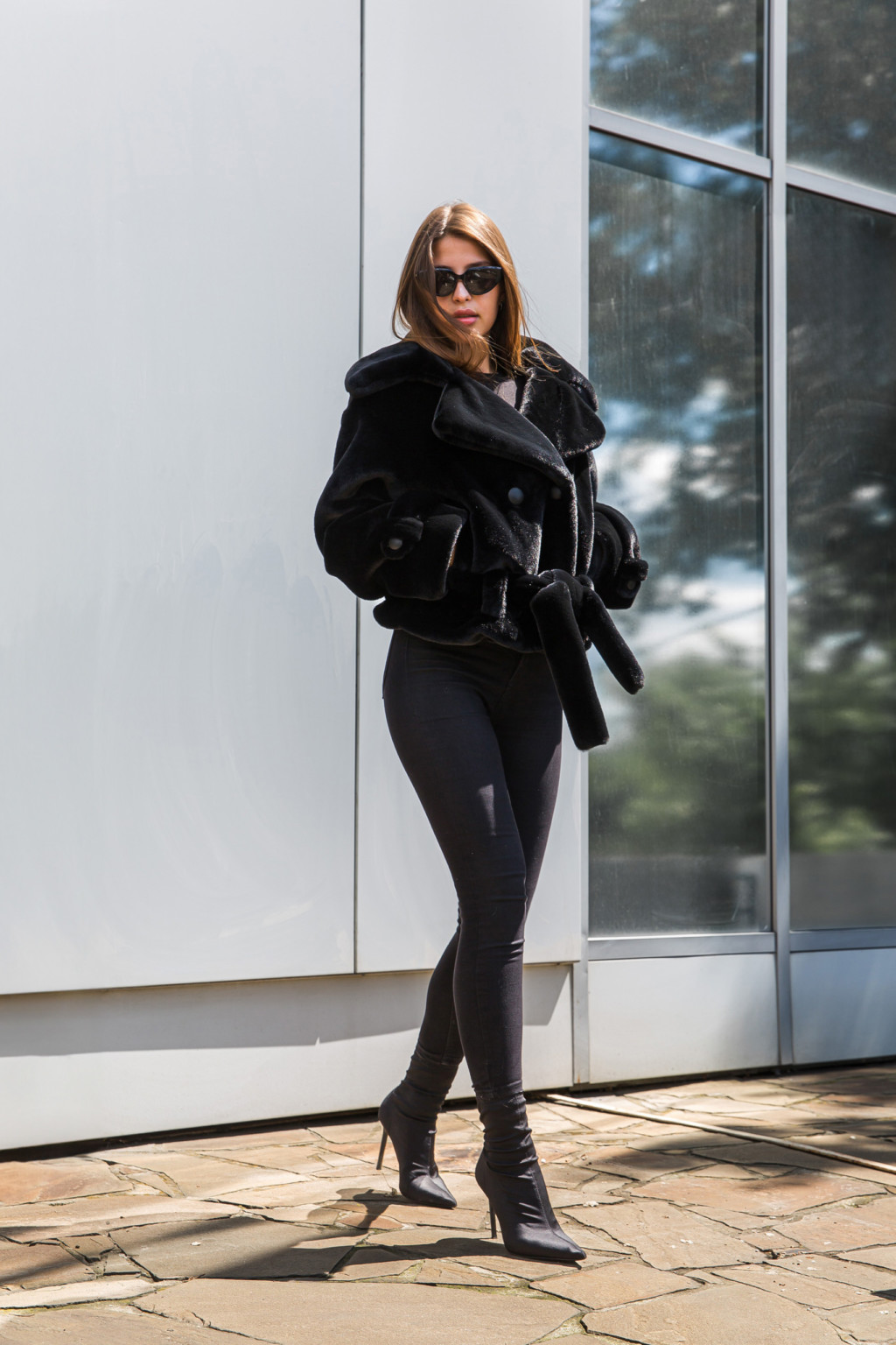 Зимняя шуба Mila Nova ПВ-317черный — изображение 2