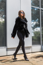 Зимняя шуба Mila Nova ПВ-317черный — изображение 5