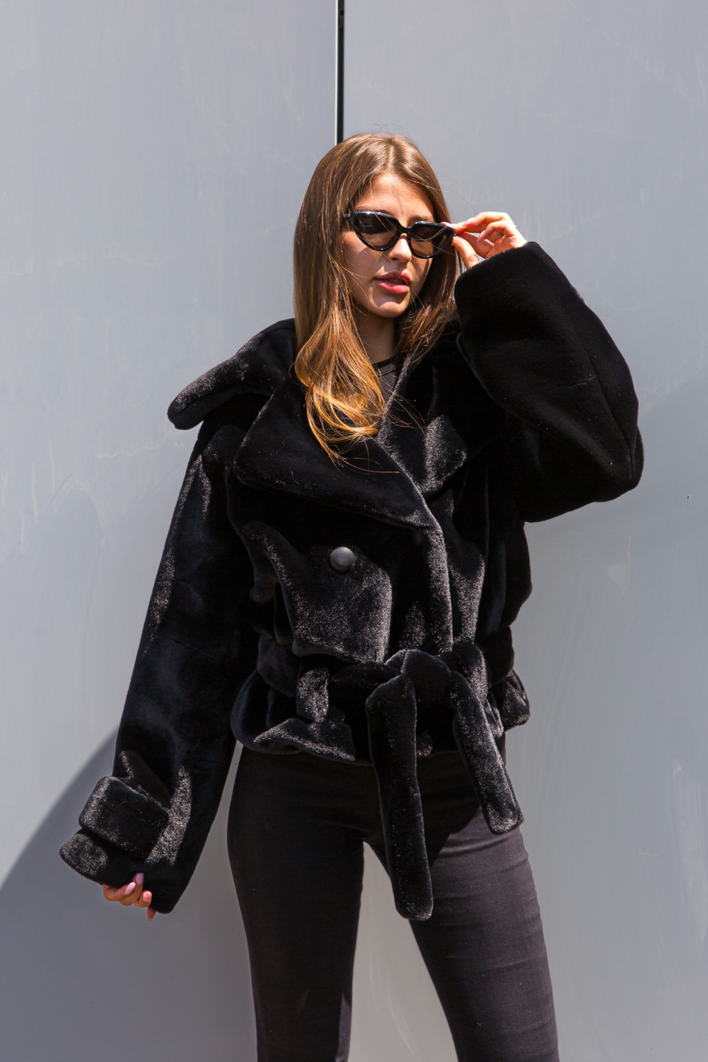 Зимняя шуба Mila Nova ПВ-317черный — изображение 3