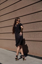 Летнее платье Mila Nova Ф-174 черный — изображение 3