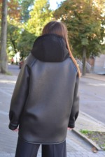 Зимняя дубленка Mila Nova Д-209  черный — изображение 4