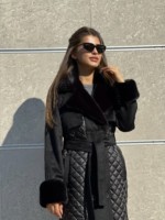 Зимнее пальто Mila Nova ПВ-329 черный — изображение 2