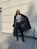 Зимнее пальто Mila Nova ПВ-329 черный — изображение 7