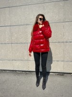 Зимняя куртка Mila Nova К-229ех красный — изображение 7