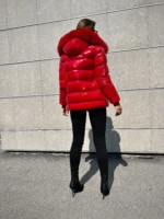 Зимняя куртка Mila Nova К-229ех красный — изображение 5