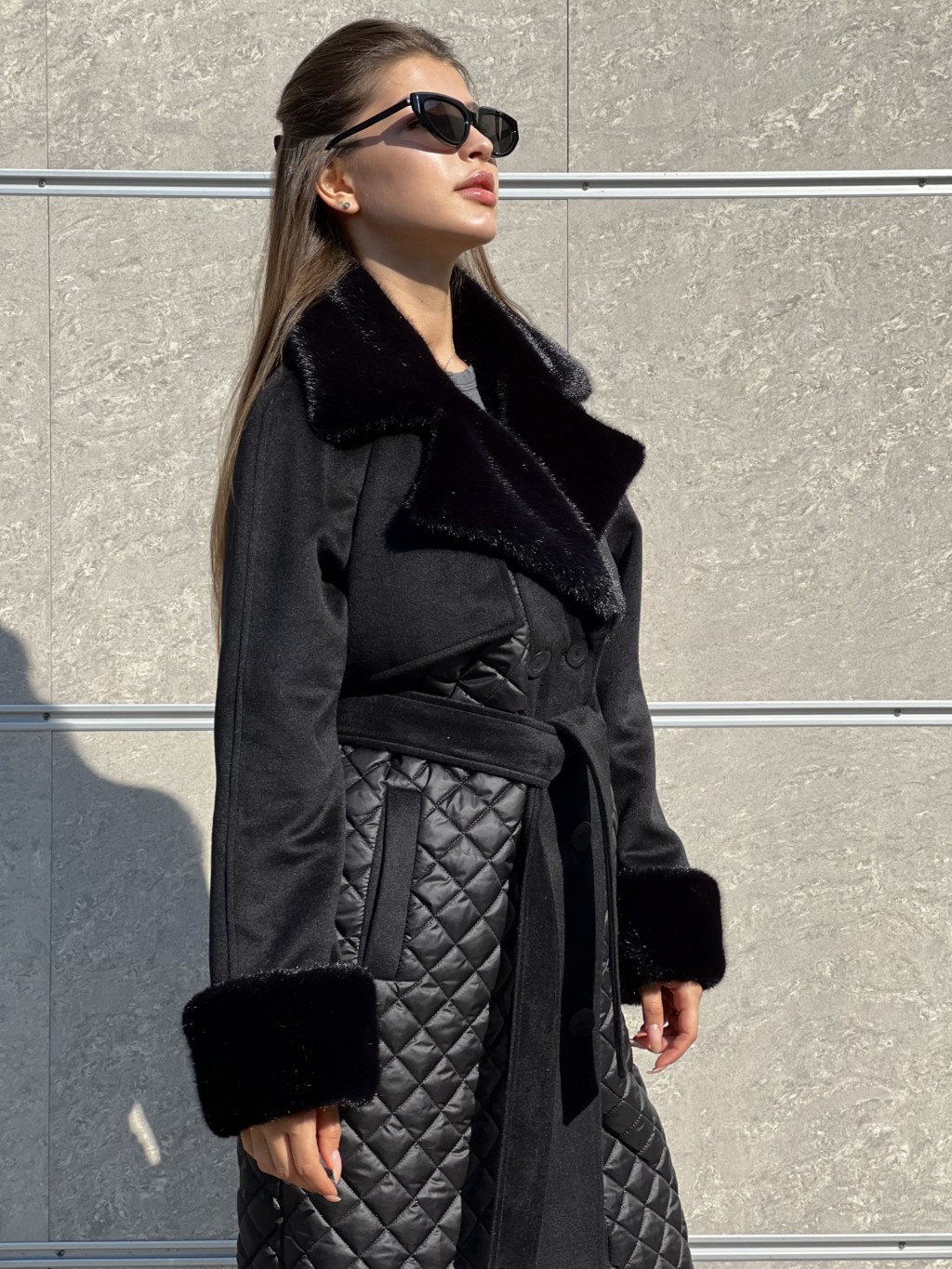 Зимнее пальто Mila Nova ПВ-329 черный — изображение 6